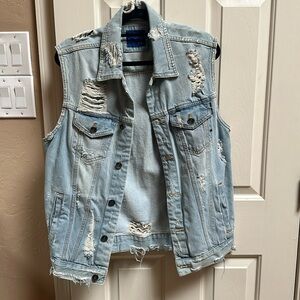 Men’s denim vest